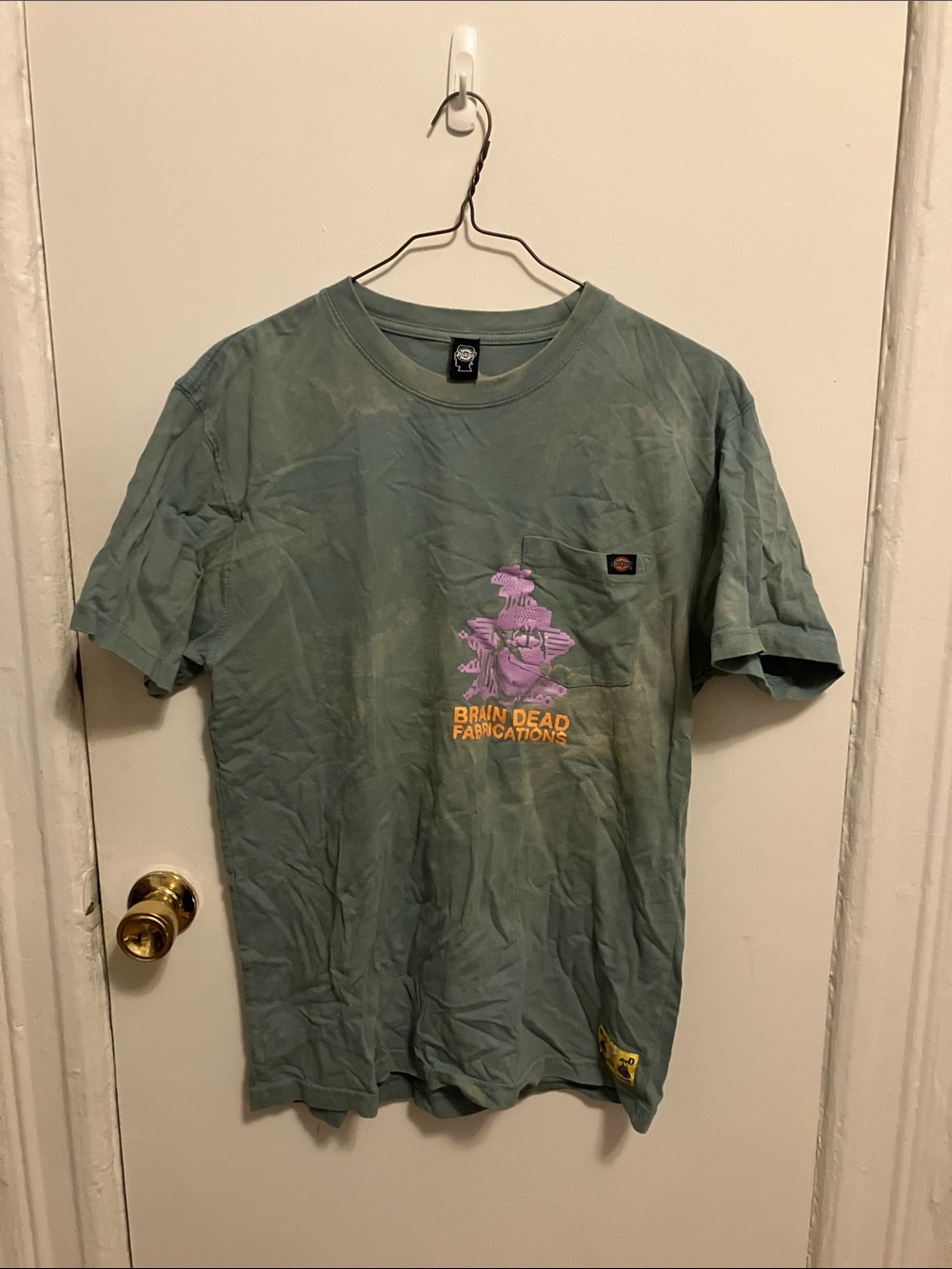 Brain dead x dickies shirt